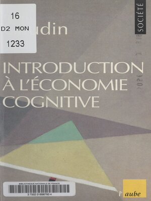 cover image of Introduction à l'économie cognitive